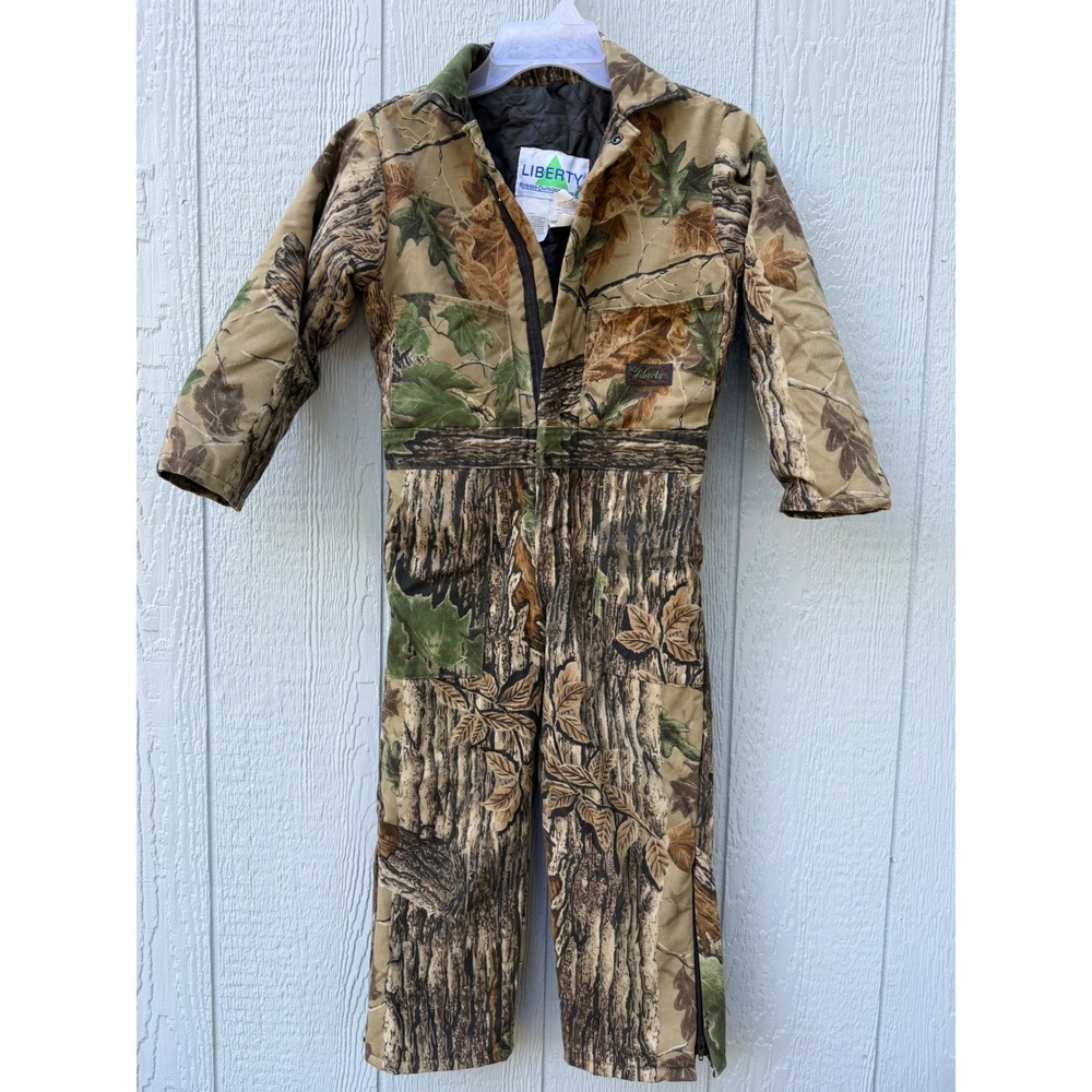 Liberty Rugged Outdoor Gear Youth 10 Regular Realtree Camo Insulated Coveralls